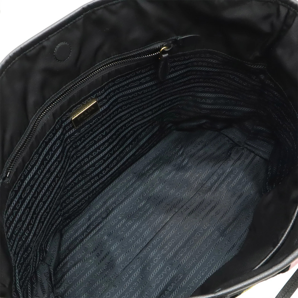 PRADA Black Leather Shoulder Bag - Picture 6 of 10